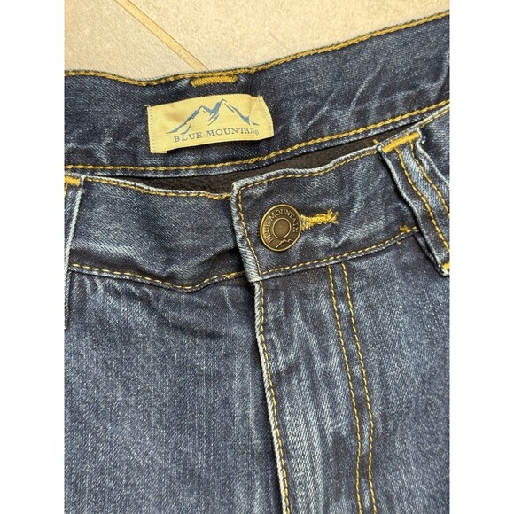 Blue Mountain Fleece Lined Carpenter Jeans Men’s 40x30 Workwear Straight - Picture 2 of 10